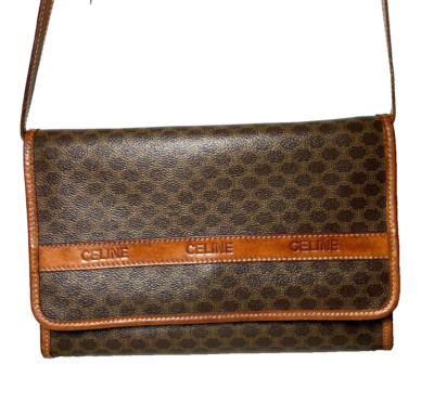 CELINE Macadam shoulder bag Crossbody Clutch bag 2-way M90