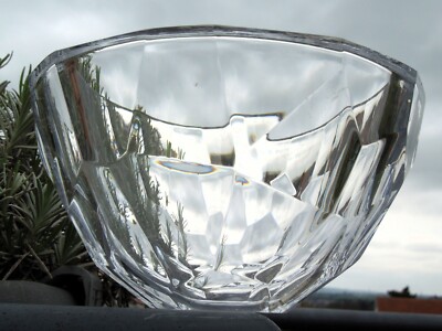 ORREFORS ANNE NILSSON DESIGN ZENITH MUSTER KRISTALLSCHALE SIGNIERT AN 4705-12