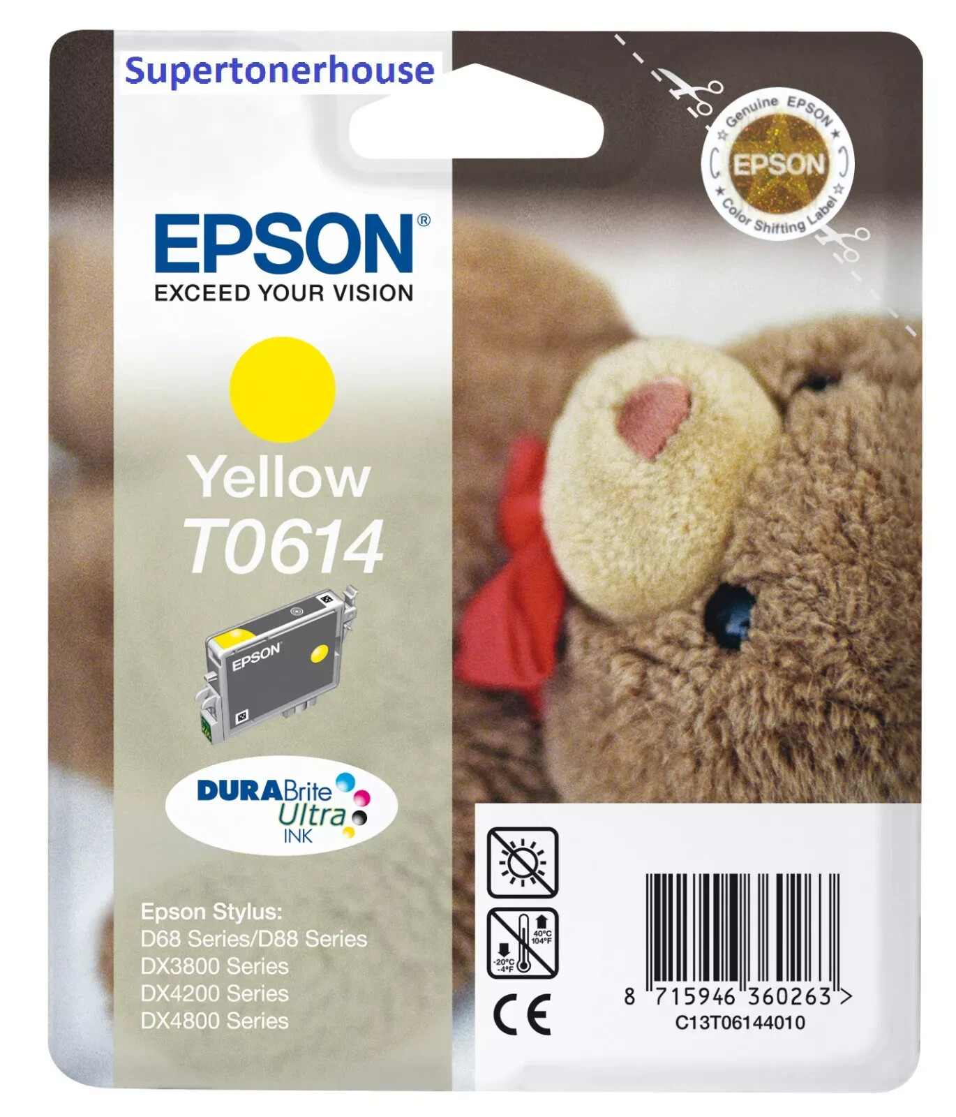 Cartuccia originale  Epson T0614 GIALLO
