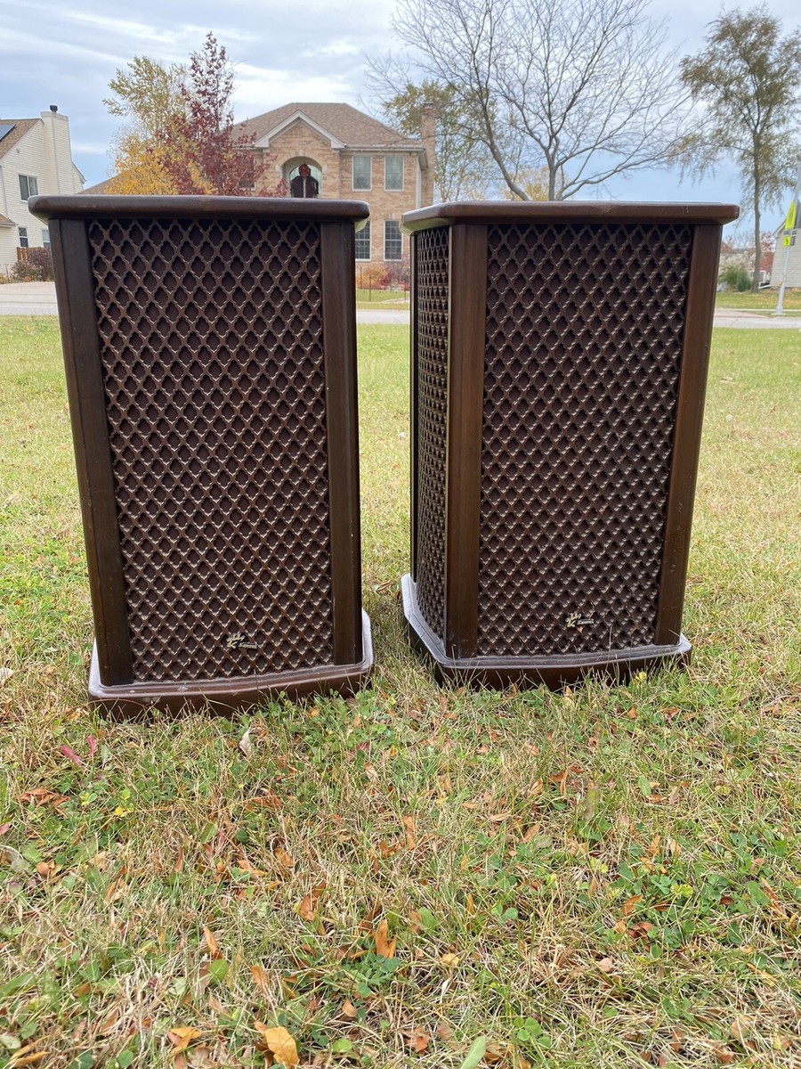 Vintage Rare Sansui SF-2 Omni-Radial Stereo Speakers Japan Working