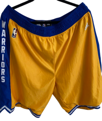 Adidas Golden State Warriors Team Issued Basketball Shorts Mens