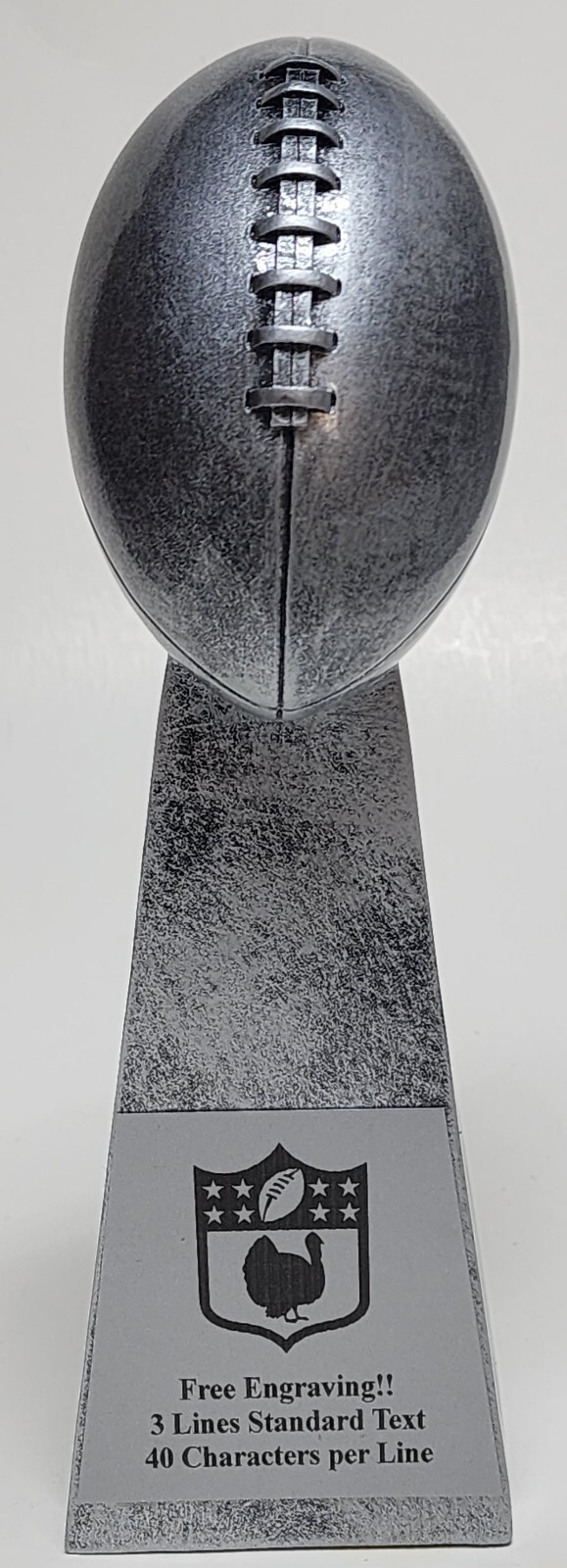 TURKEY BOWL FOOTBALL TROPHY 15" LOMBARDI -  FREE ENGRAVING!