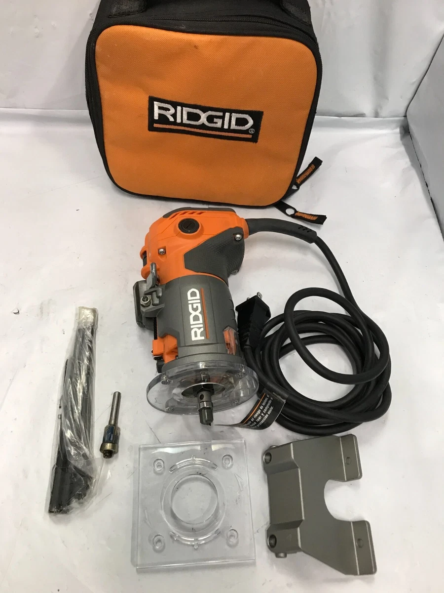 Ridgid R2401 Laminate Trim Router 3 x 3 x 6.5 inches V.G M eBay