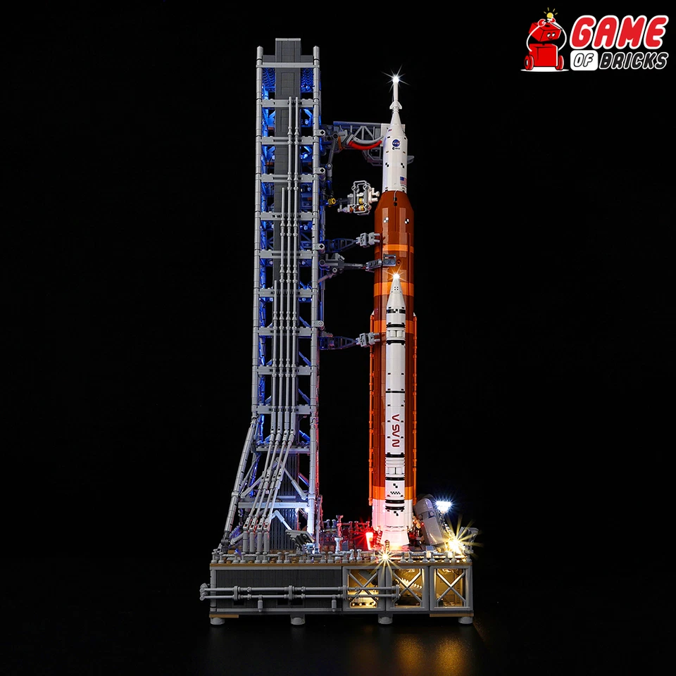 Kit de luz LED para LEGO® NASA Artemis Space Launch System 10341 (remoto + som) - Imagem 2 de 4
