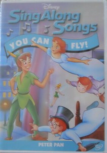 Disney Sing-Along Songs YOU CAN FLY! Peter Pan Karaoke Music DVD Sealed Video