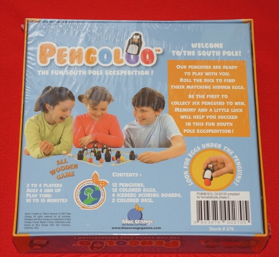 Pengoloo Wooden Penguin South Pole Eggspedition Game Brand New Sealed - Image 3 of 4