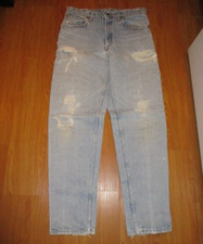 VTG 90's Levi's 550 Men's Jeans 31x32 Relaxed Distressed  Destroyed Great Look