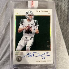 Panini Encased - #75 Sam Darnold GOLD auto 1/10 SSP  Super Bowl  champ  