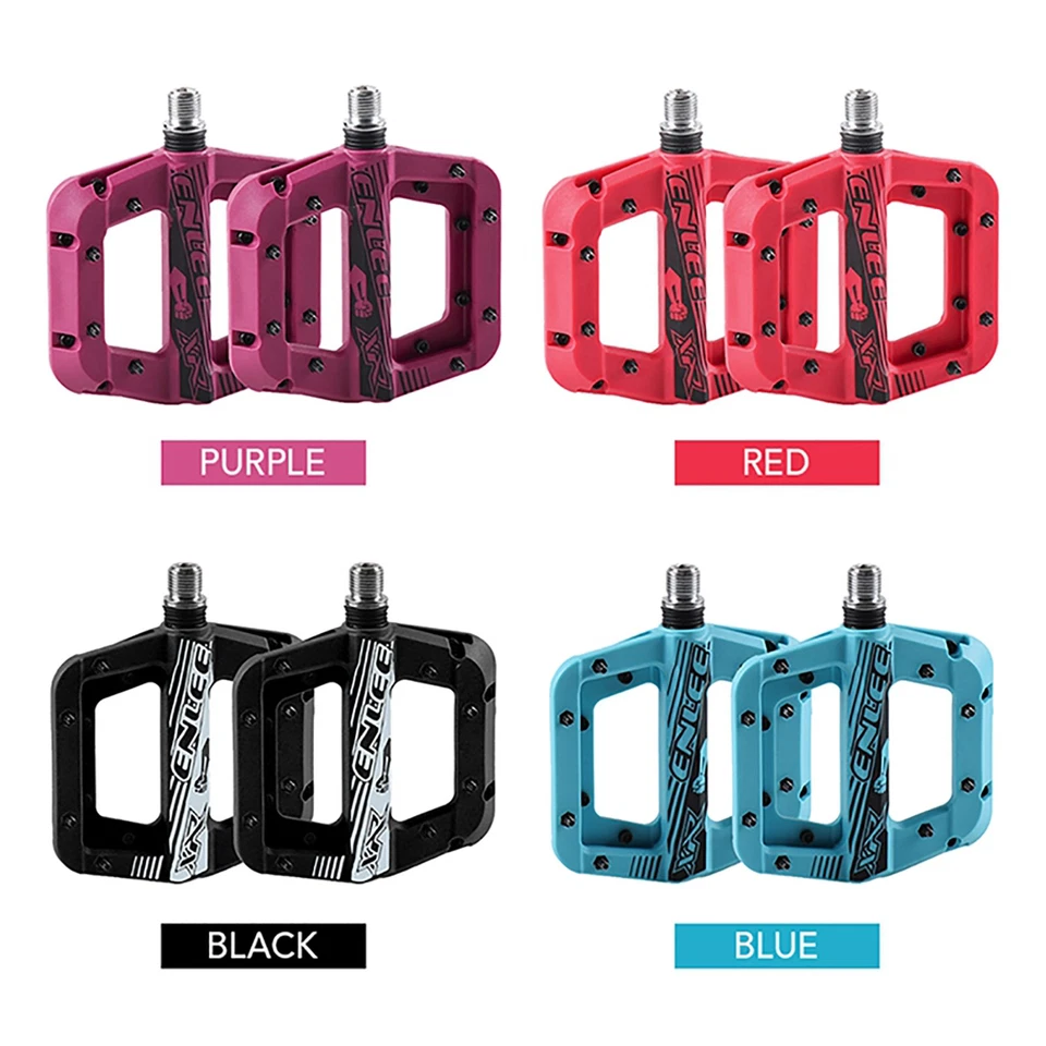 Педали дорожного велосипеда ENLEE MTB велосипед нейлон плоские педали запечатанные подшипники 9/16 дюйма - Изображение 2 из 4