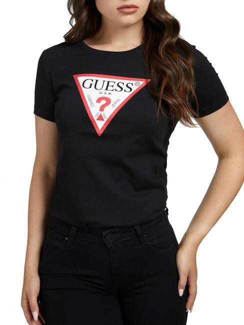 tshirt donna GUESS ss cn original tshirt Jetbla M  scelta=P Jetbla W1YI1BI3Z14JB