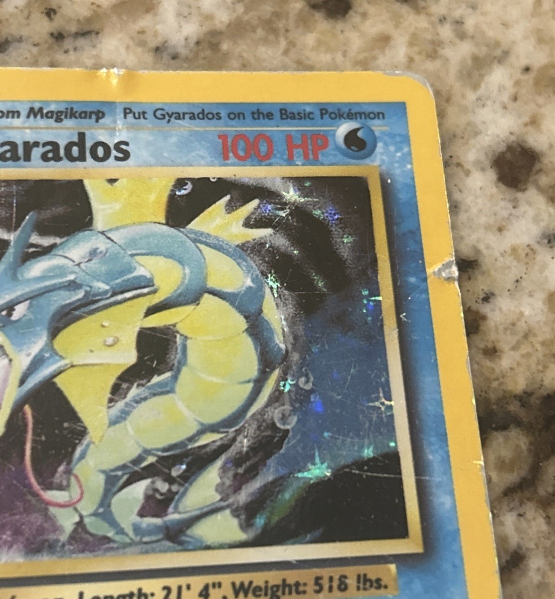 1995 gyarados pokemon card value PSA 7 NM main image 0