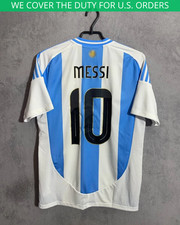 Messi Argentina Team Jersey Home Football Soccer Shirt Adidas Camiseta Men Sz M