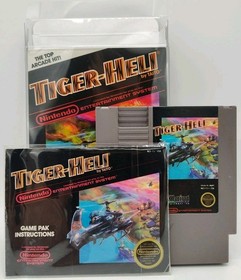 Tiger-Heli (NES, 1987) *EN MUY BUEN ESTADO con manual + funda protectora* &iexcl;Probado! &iexcl;LEER! &iexcl;ENV&Iacute;O GRATUITO!