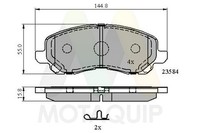 Bremsbelagsatz Scheibenbremse Motaquip LVXL1155 FüR Peugeot 4008 Hdi AWC CitroËN