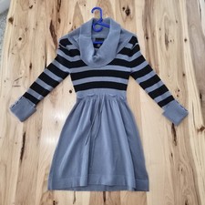 Apostrophe Striped Sweater Dress Size Large 