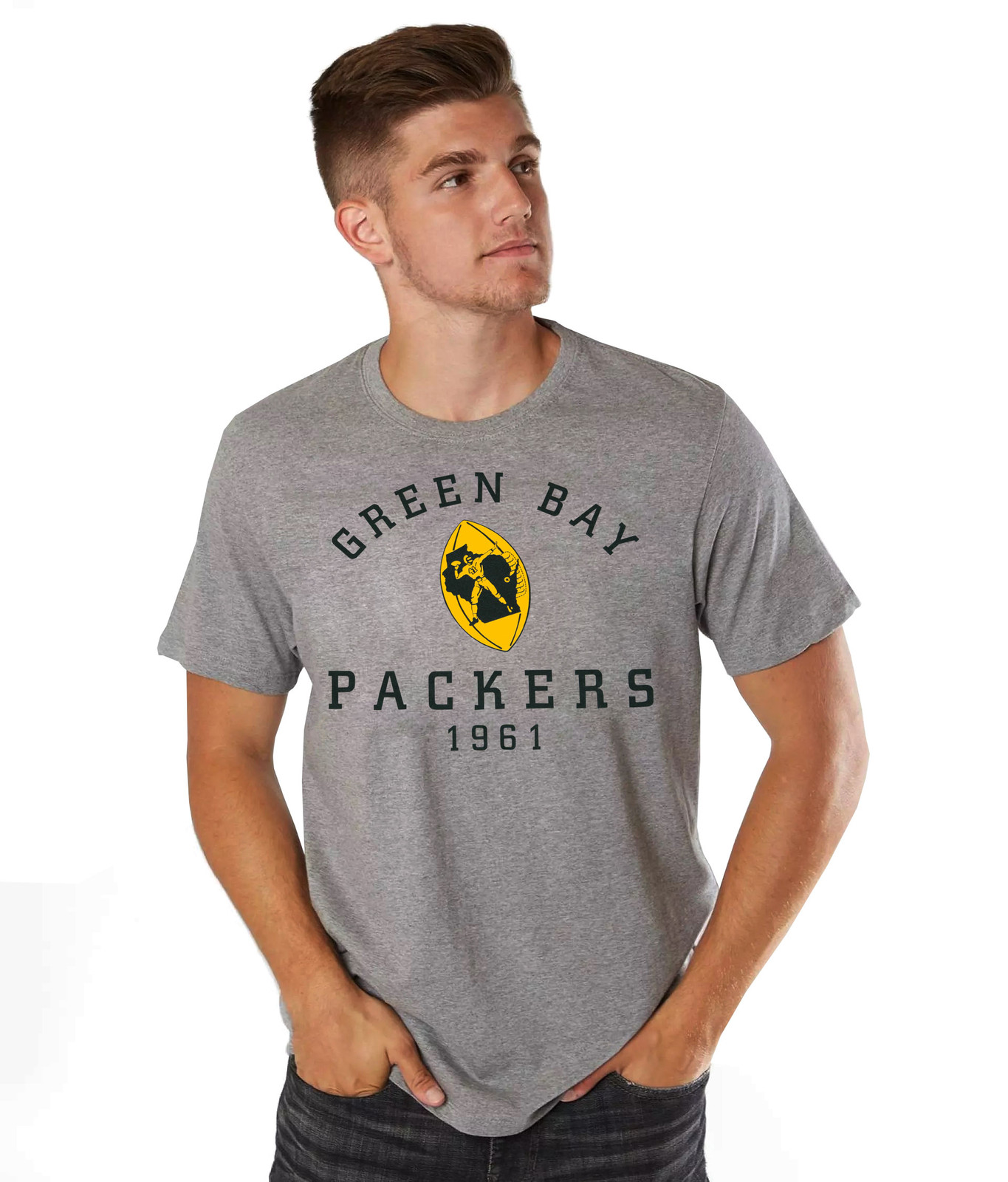 Мужская футболка с коротким рукавом Green Bay Packers 1961 2890₽