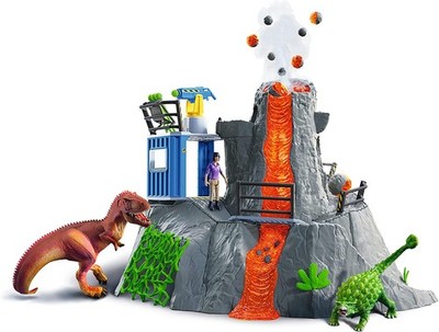 SCHLEICH - Volcano Expedition Base Camp of the Dinosaurier Universe - - SHL4...