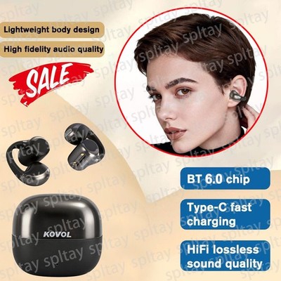 Wireless Bluetooth Kopfhörer Stereo Kabellos Headset Ohrhörer Mikrofon für Handy