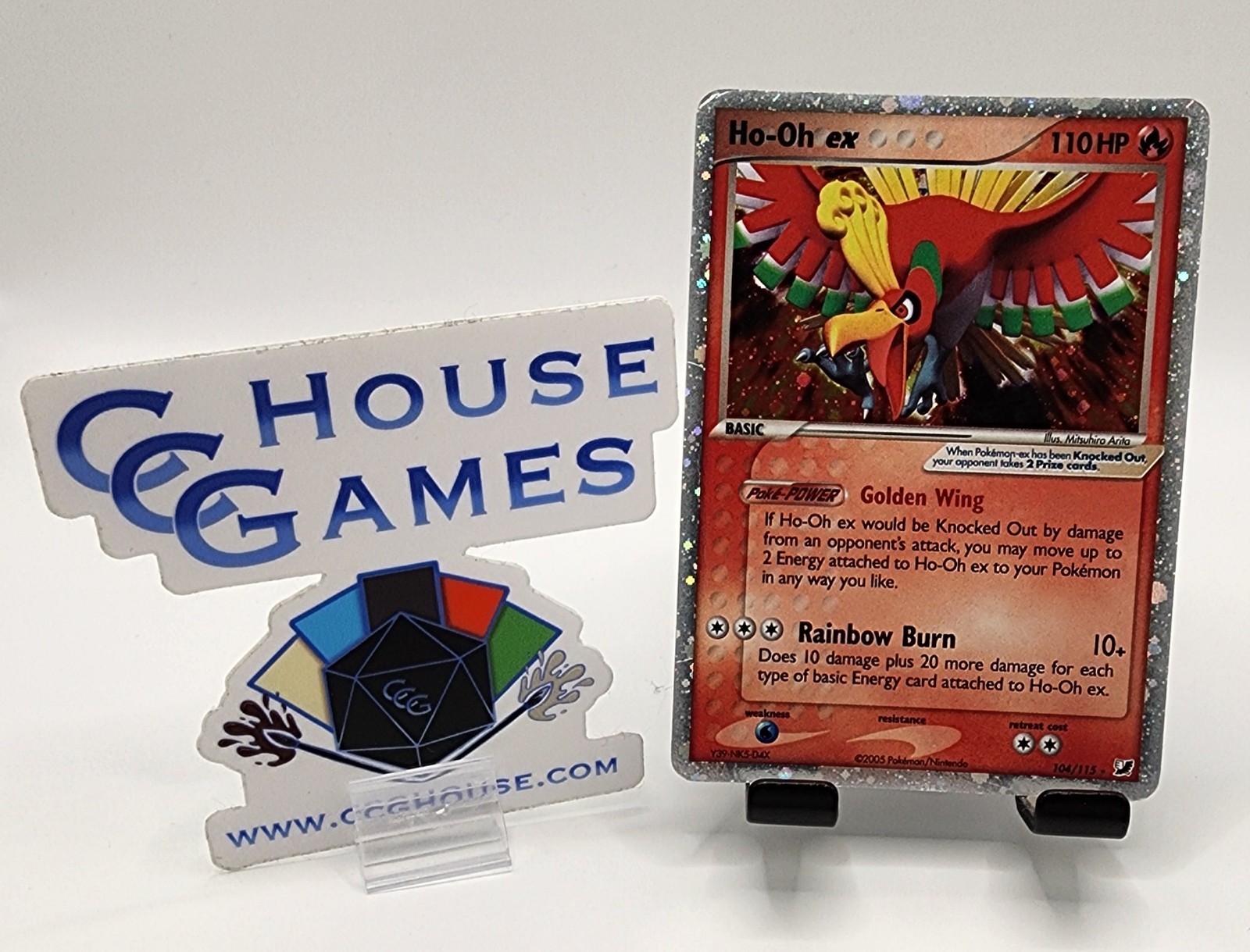 Ho-oh ex Unseen Forces Holo Foil #104/115 Pokemon *CCGHouse* RB