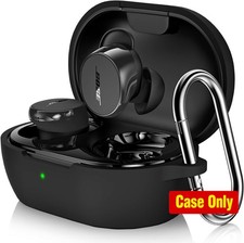 Bose New QuietComfort Earbuds Case Cover, Soft Silicone Protective Sleeve