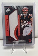 2023 Chase Brown Unlimited Potential #LP-CB 3 Color Patch[RC] Ruby Spotlight /49