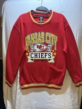 Kansas City Chiefs Crewneck Sweatshirt Mens Medium Red NFL Team Apparel
