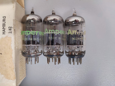 12AY7 / 6072 A Amperex  Röhre Tube Valve für Röhrenverstärker  Kondo  Audio Note