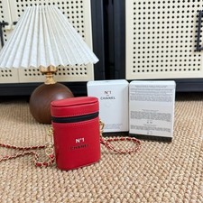 GWP Chanel red color Lipstick Case with box