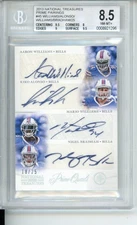 GS 8.5 / Auto 9 QUAD AUTO /25 Mario, Kiko, Aaron, Nigel 2013 QUAD AUTO Bills