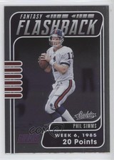 2020 Panini Absolute Fantasy Flashback Phil Simms #PS 02q0