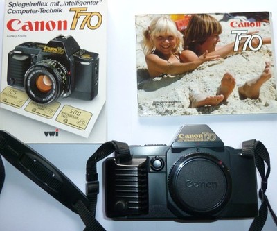 Canon T70 35mm Spiegelreflexkamera nur Gehäuse