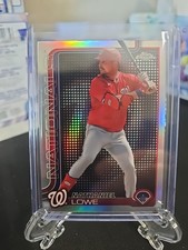 2025 Topps Chrome Nathaniel Lowe Lightboard Logo Variation SP
