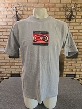Ocean Pacific Vtg Y2K Gray OP Logo Surfcore Graphic T-Shirt Mens Sz Lg Skater