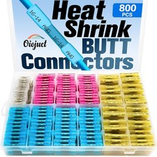 Kit 800 Conectores Termorretr ctiles Impermeables Cableado
