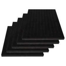 Jewelry Display Tray Inserts 5 Pack Black Velvet Ring Insert Display Trays, J...