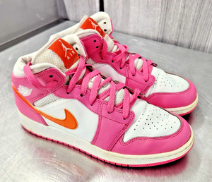 Size 7Y Nike Air Jordan 1 Mid GS “Pinksicle” DX3240-681
