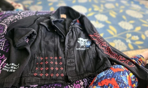 VETEMENTS Giacca denim nero "Beato" in tessuto Rue 21 per bambini taglia S