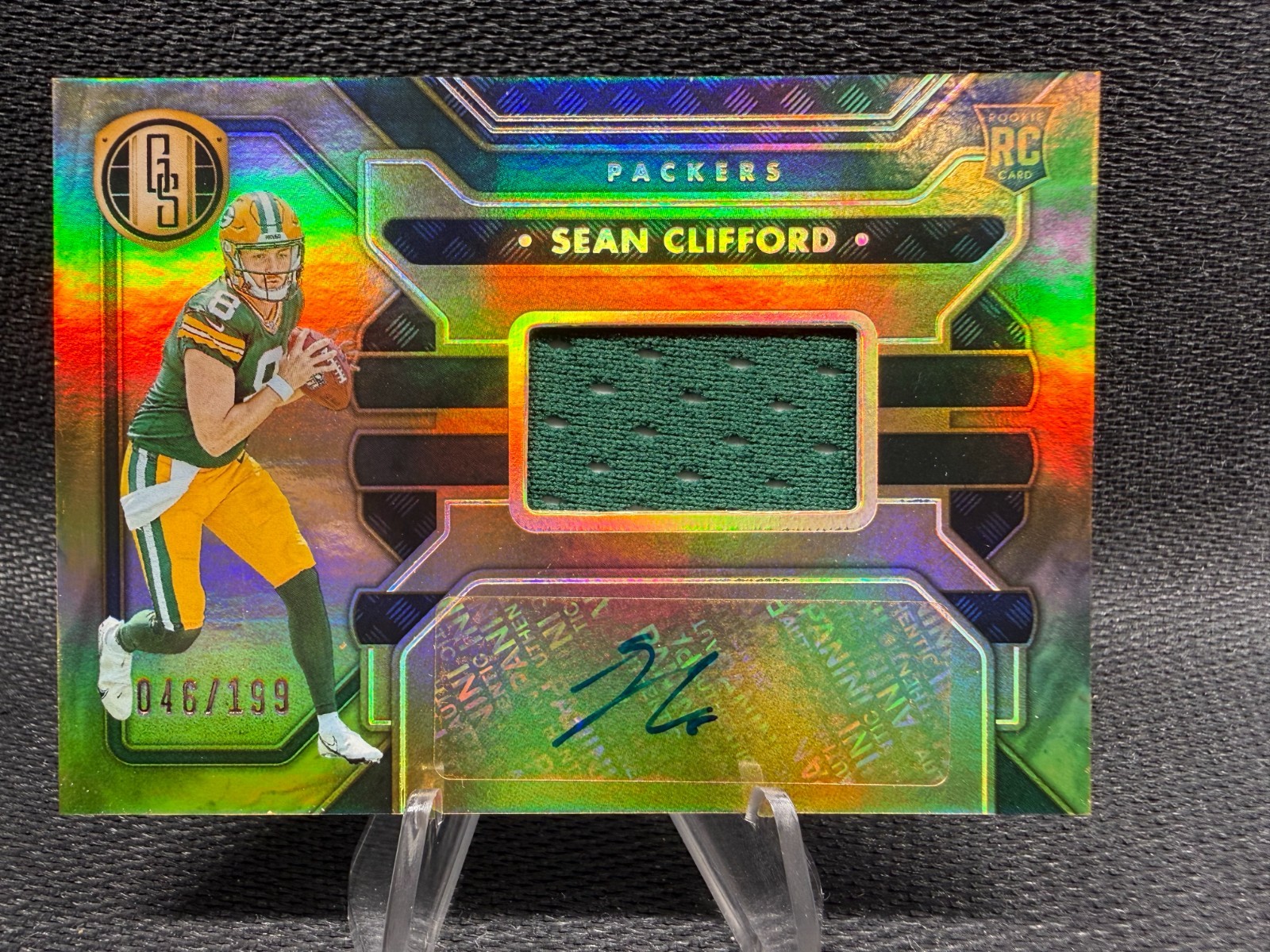 Sean Clifford Panini Gold Standard #233 Jersey Autograph