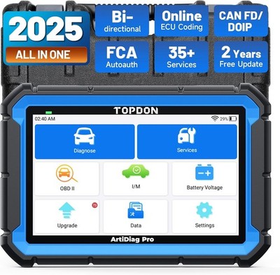 OBD2 Scanner With ECU Coding TOPDON ArtiDiag Pro