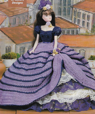 Spanish Dancer Outfit for 11 1/2'' Fashion Doll crochet pattern instructions