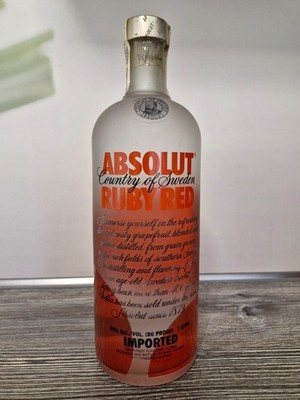 Absolut Vodka Ruby Red - Version 2006 - 1 L - Voll / versiegelt