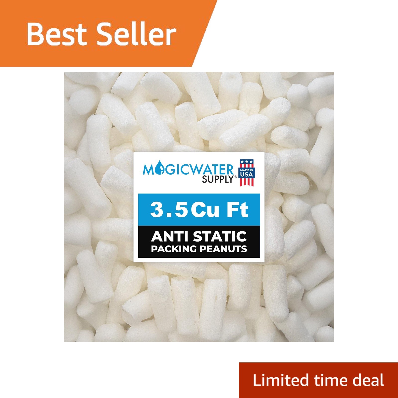 MagicWater Packing Peanuts, 3.5 Cu Ft