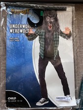 Spirit Halloween Werewolf Costume Fur Shirt Kids L 12- 14