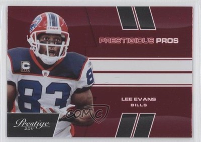 2011 Panini Prestige Prestigious Pros Red Lee Evans #36 1u7