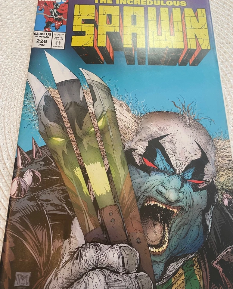 The Incredulous Spawn Comic Book Issue #226 Todd McFarlane - Image 2 of 4