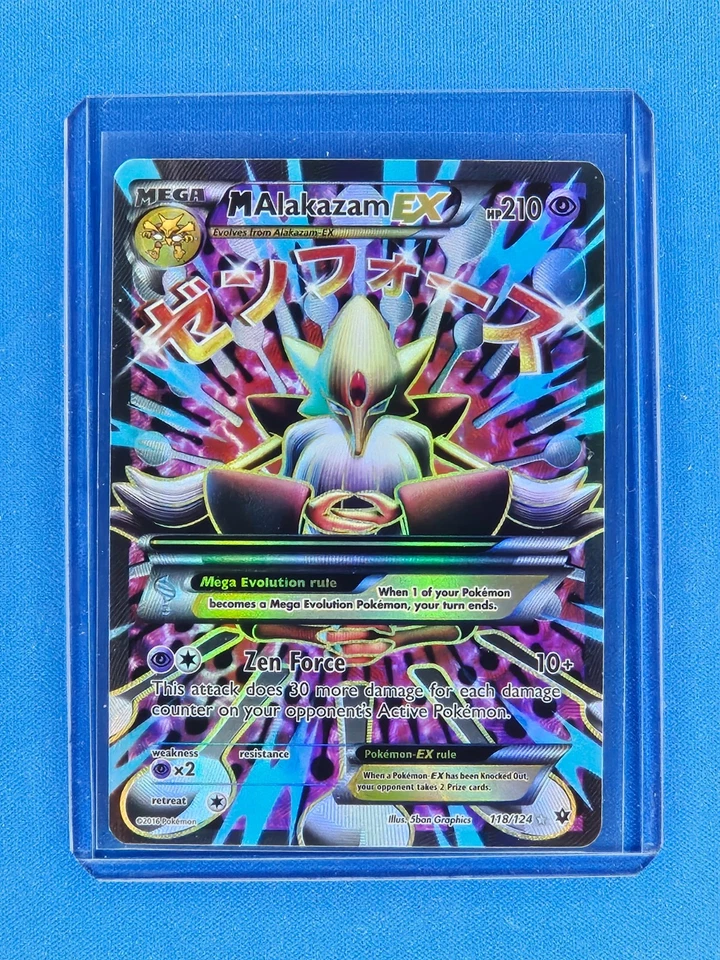 2016 Pokemon XY Fates Collide #118 Full Art/M Alakazam EX - Raw Ungraded - Image 3 of 4