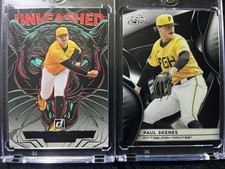 Paul Skenes - 2025 Topps Chrome Black/ Donruss Unleashed Panther Insert -Pirates