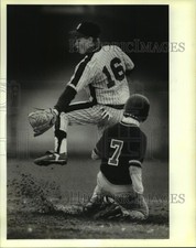 1989 Press Photo Michael Fantici, Saint Martin Baseball Second Base Player