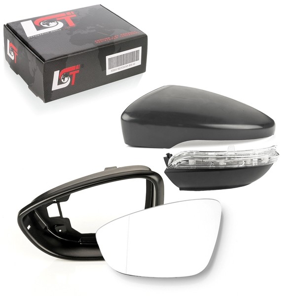 Spiegelabdeckung Seitenspiegel Blendenring Blinker Links FüR Vw Eos Scirocco 137-image