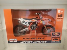 KTM 450 SX-F #84 "RED BULL FACTORY RACING" 2018 1/6 MOTORCYCLE BY MAISTO 32228